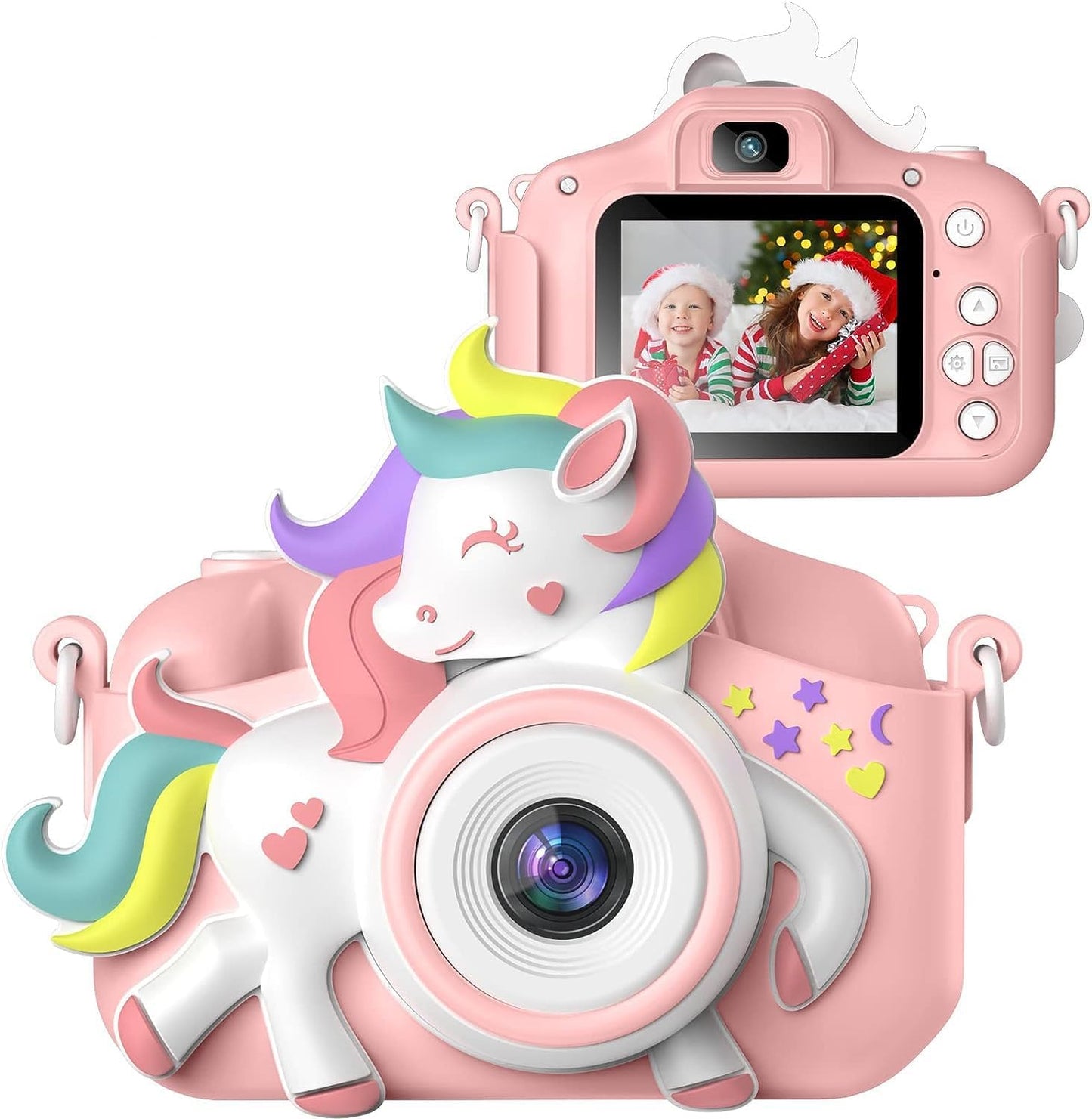 Kids Selfie Camera 20.0MP HD 1080P Dual Digital Toy Camera with IPS Screen & 32GB SD Card, Ideal for 3-8 Year Old Boys & Girls, Perfect Christmas/Birthday Gift