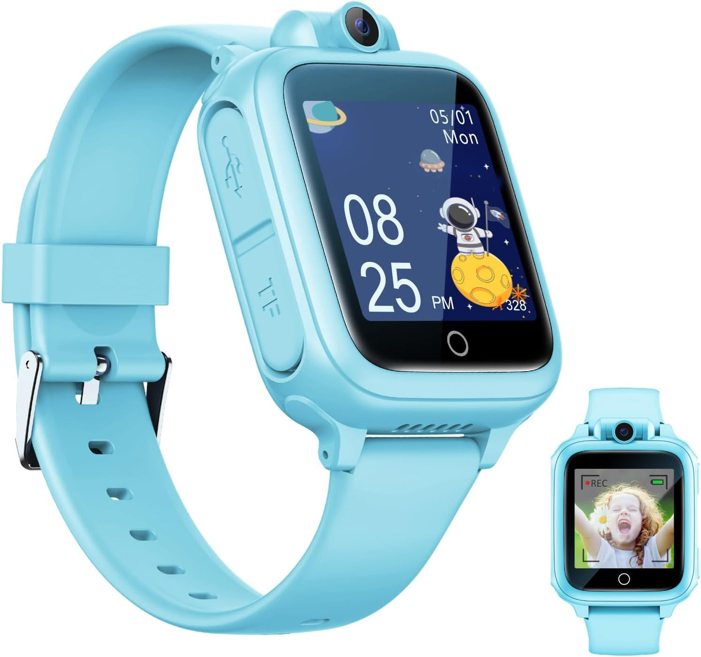 Kids Smart Watch with 26 Games, Camera, Video Recorder, Music, Alarm, Calculator, Calendar, Flashlight, Stopwatch, and Pedometer – Fun Birthday Gift for Girls Ages 4-16 (Purple)