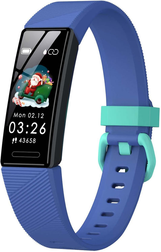 Kids Fitness Tracker Watch for Boys & Girls (Ages 5-16), Waterproof Activity Tracker with Heart Rate, Sleep Monitor, Calorie Counter, 11 Sports Modes & More