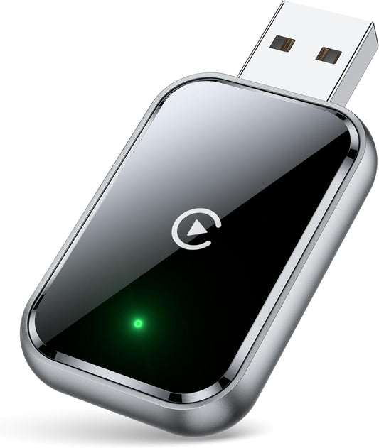 Wireless CarPlay Adapter | Convert Wired to Wireless, USB-C | Adaptateur CarPlay sans fil – Câble vers sans fil, USB-C