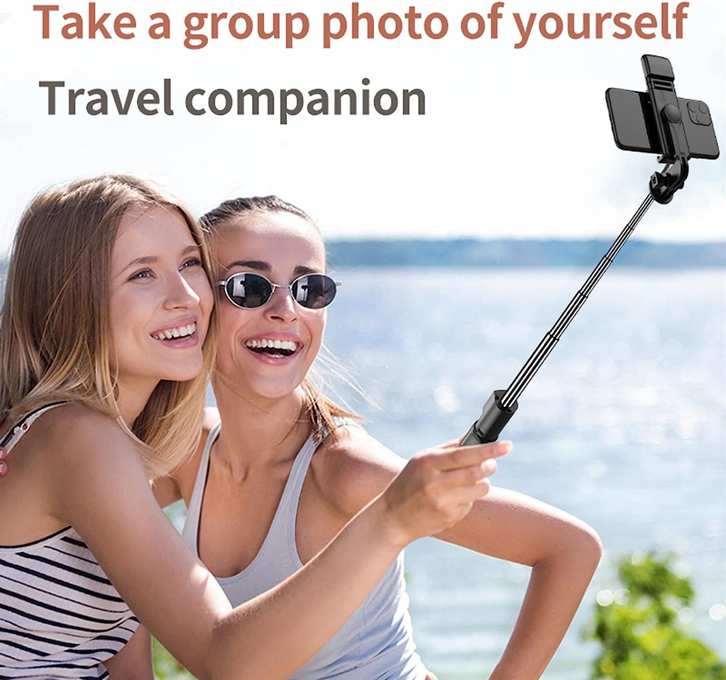 3-in-1 Selfie Stick Tripod with Light and Remote - Portable and Rotatable