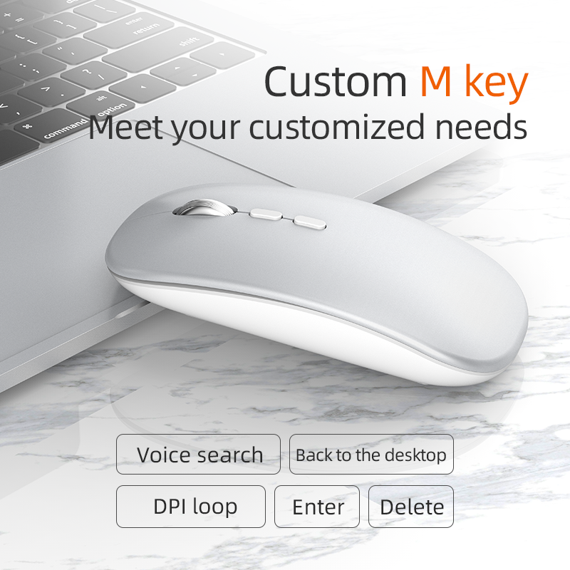 AI Intelligent Voice Typing Mouse - Silent Wireless 2.4G USB Office Mouse with Smart AI Voice Control