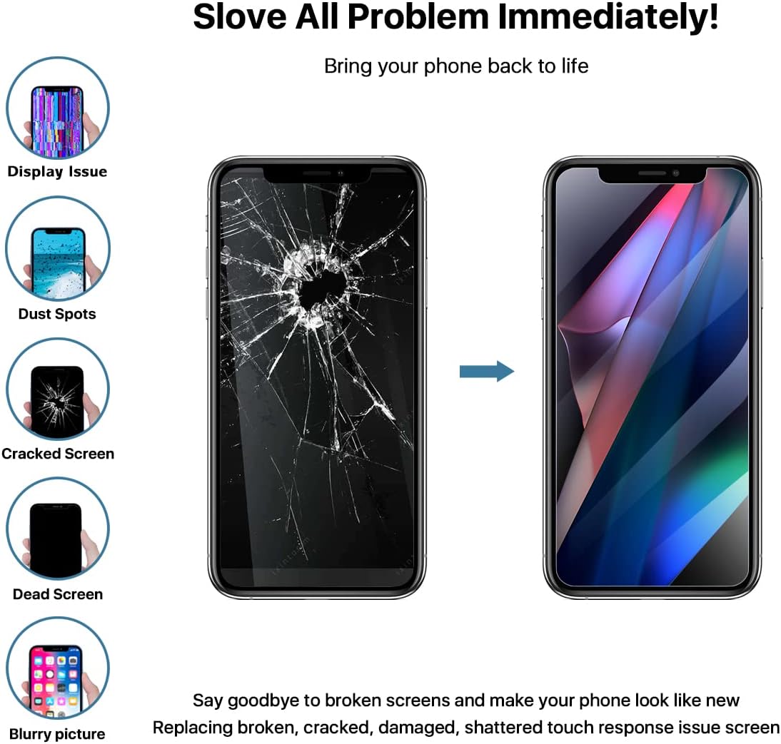 iPhone XR Screen Replacement Kit with LCD & Tools (6.1")