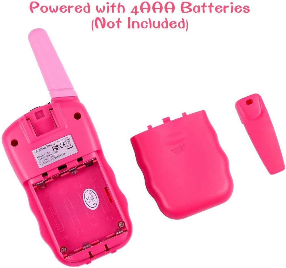 22-Channel 2-Way Walkie Talkies for Kids – Backlit LCD Flashlight, 3-Mile Range, Outdoor Adventure Radios for Girls & Boys (Ages 3-12)