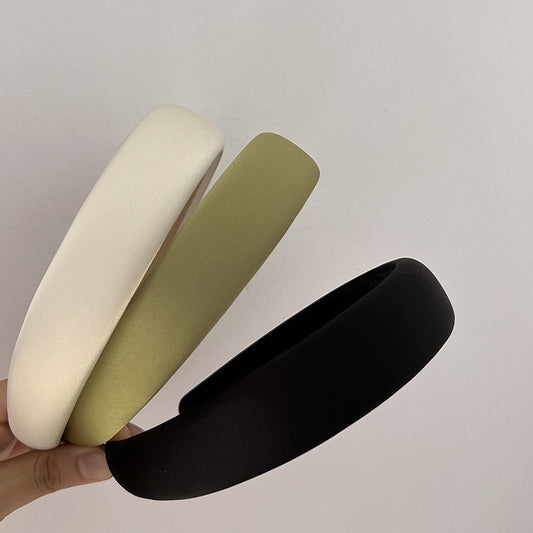 Sponge headband, wide-brimmed hair press, face wash and going out headwear