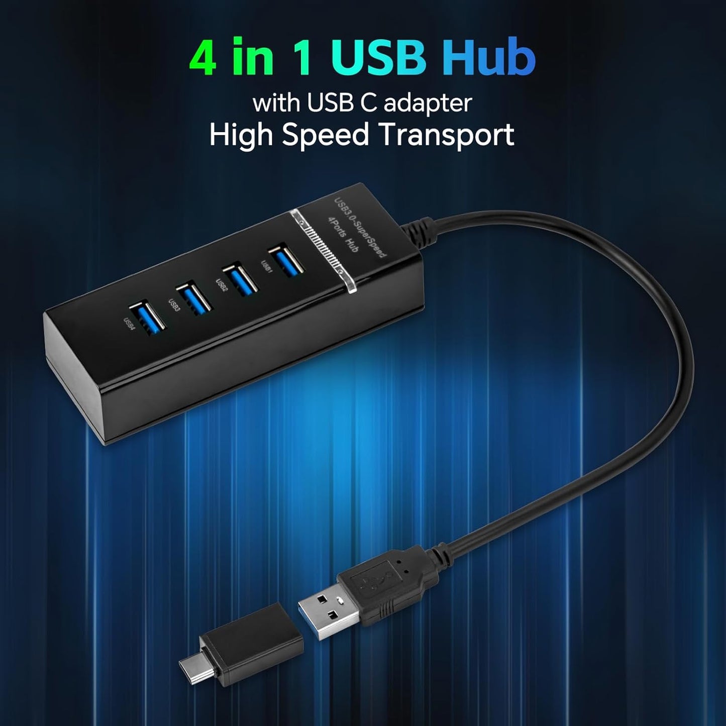 One-Handed RGB Gaming Keyboard Mouse Combo with USB Splitter