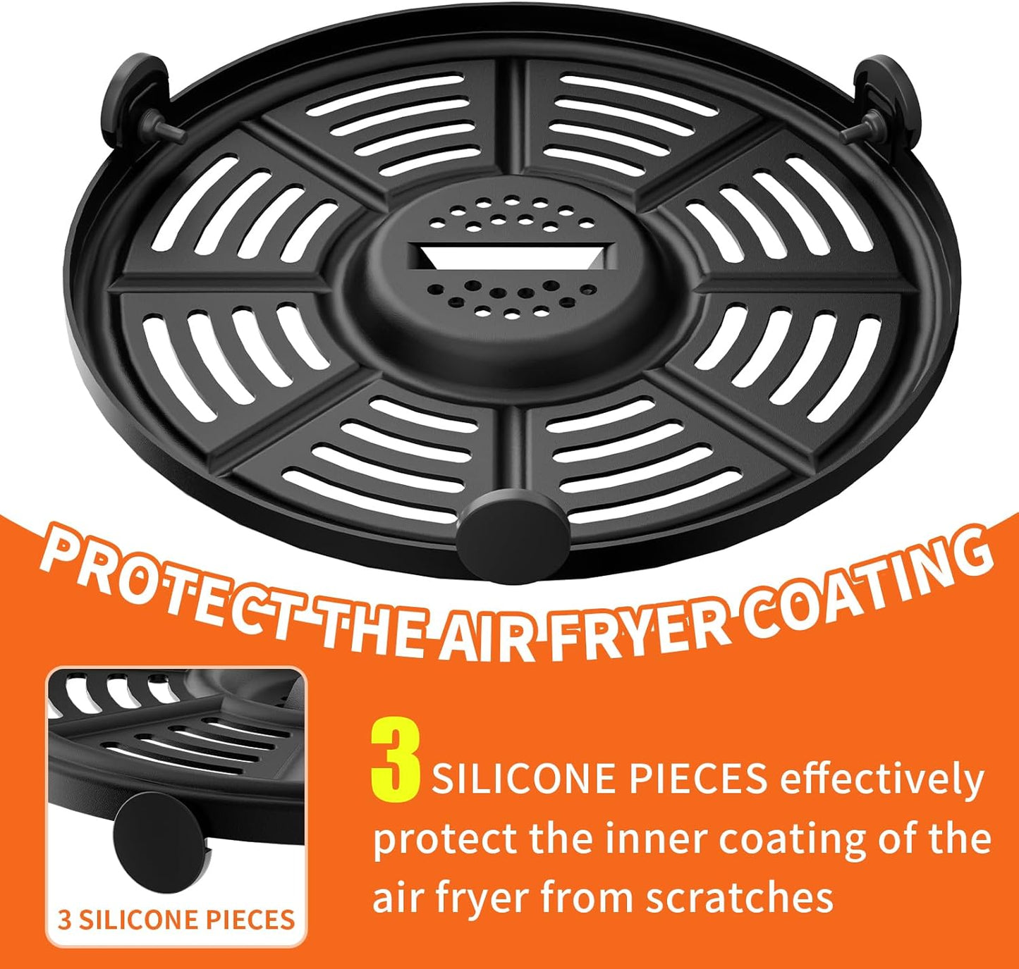 Air Fryer Replacement Basket & Tray for Ninja AF101, 4Qt