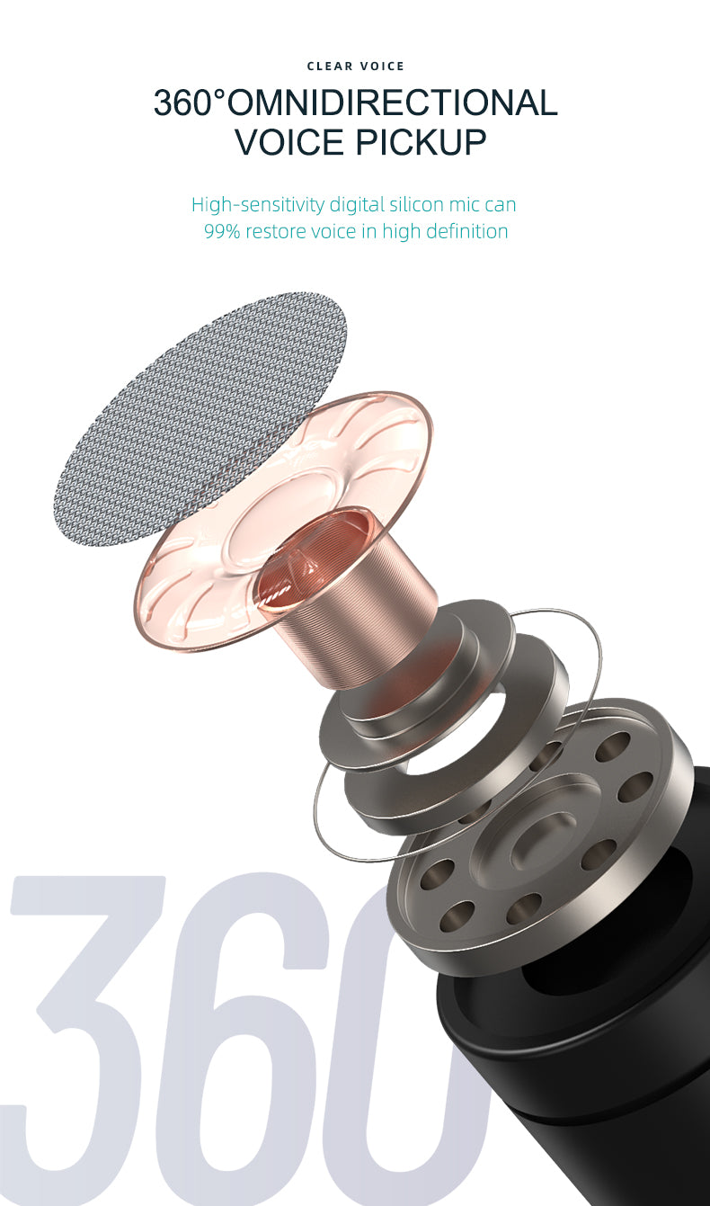 Ultrend 3-in-1 Dual Wireless Lavalier Microphone – 2.4G, 120m Range, Noise Reduction, 360° Pickup | Micro-Cravate Sans Fil Double pour iPhone/Android/Camera