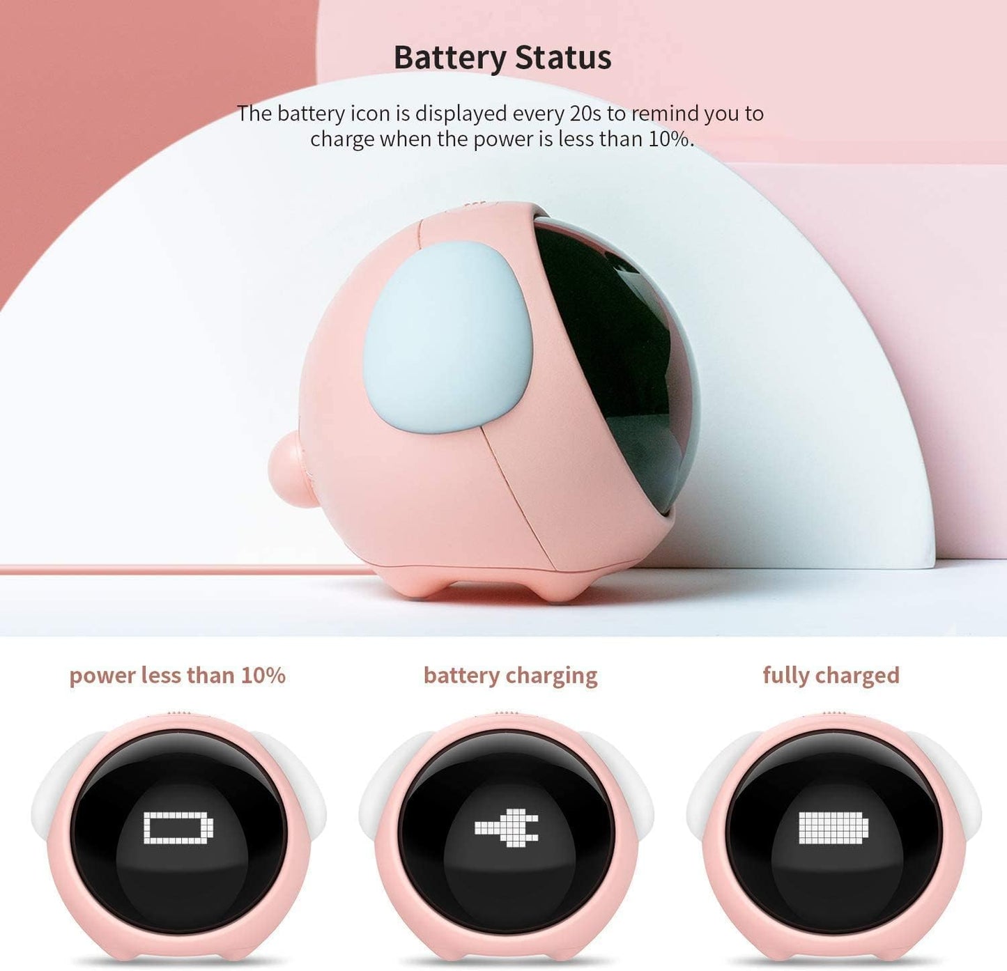 Kids Emoji Alarm Clock with Dual Alarms, Adjustable Brightness Night Light, Voice-Activated, Temperature Detection - Perfect Wake-Up Clock and Christmas Gift for Kids (White).