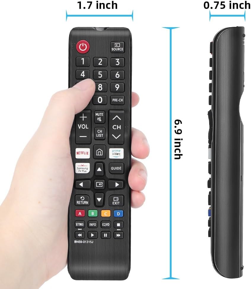 Samsung Smart TV Replacement Remote with Apps BN59-01315J
