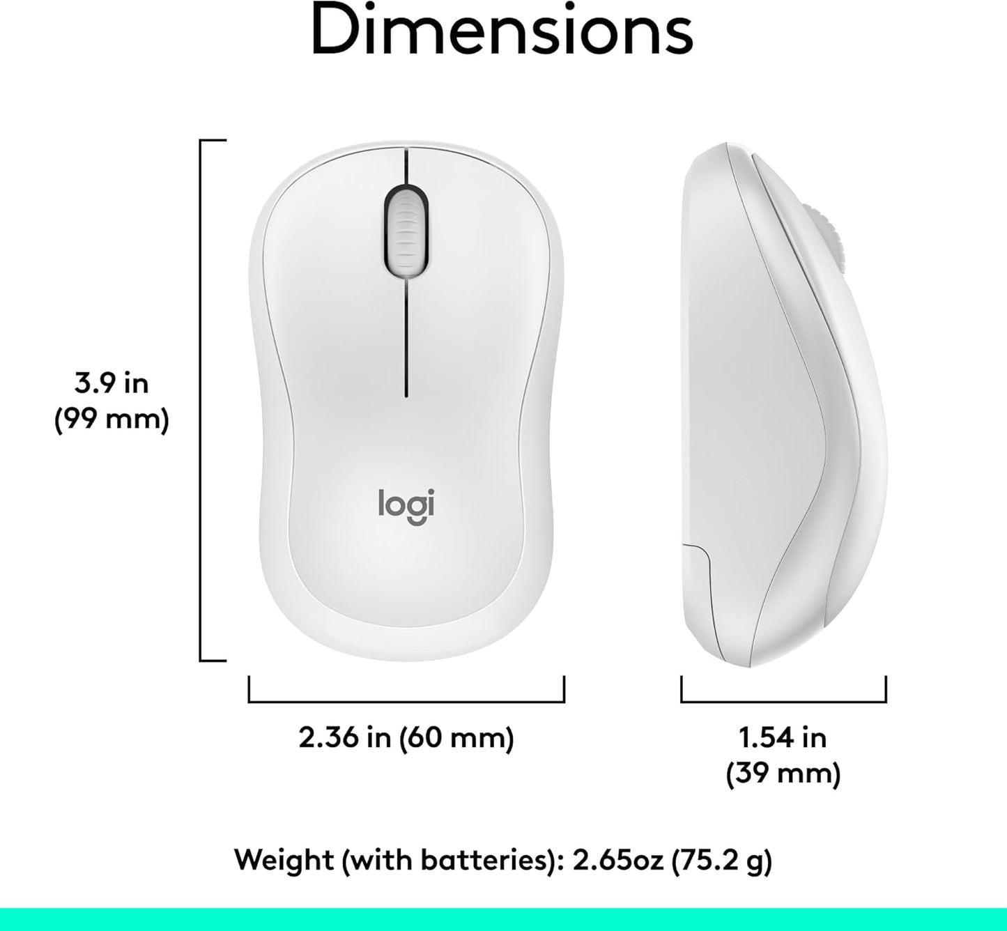 Logitech MK270 Wireless Keyboard and Mouse Combo – 2.4GHz Wireless, Compact Mouse, Long Battery Life, Off White