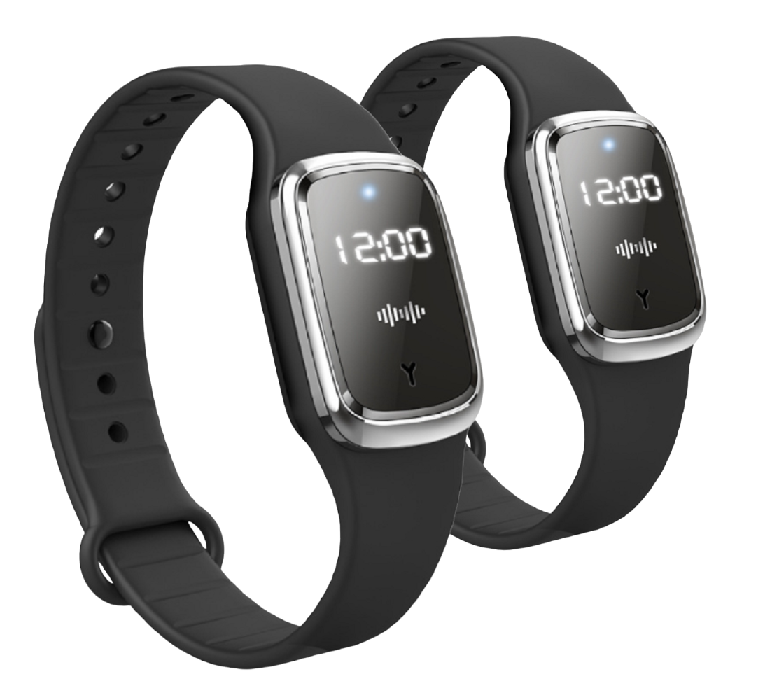 Ultrends Waterproof Repellent Bracelet Watch - Natural, Non-Toxic, Ultrasonic for Adults & Kids