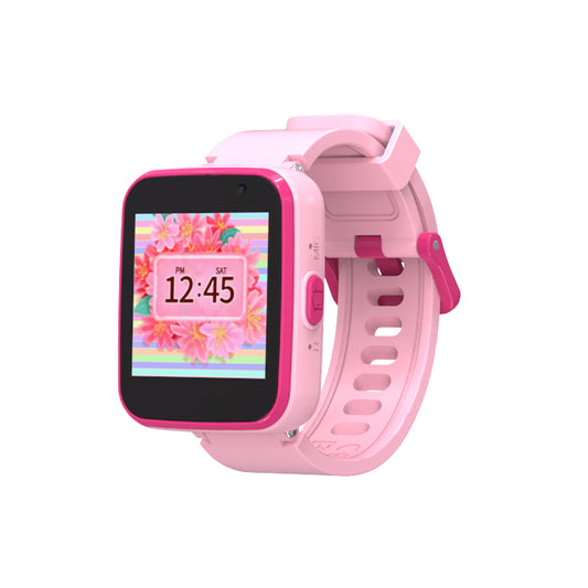 ULTREND Kids Smart Watch with MP3 Playback, Touch Screen, Build in Flash and Fun Games (Pink)