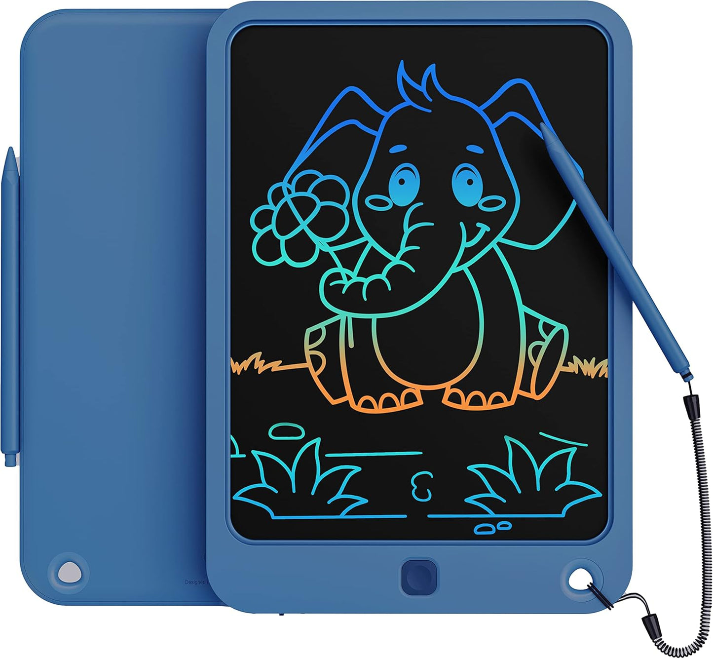 LCD Writing Tablet 10 inch - Toddler Toys for 3-12 Years Old, Drawing Pad for Kids, Boys, Girls - Doodle Board - Perfect Stocking Stuffer, Christmas Gift (Blue)