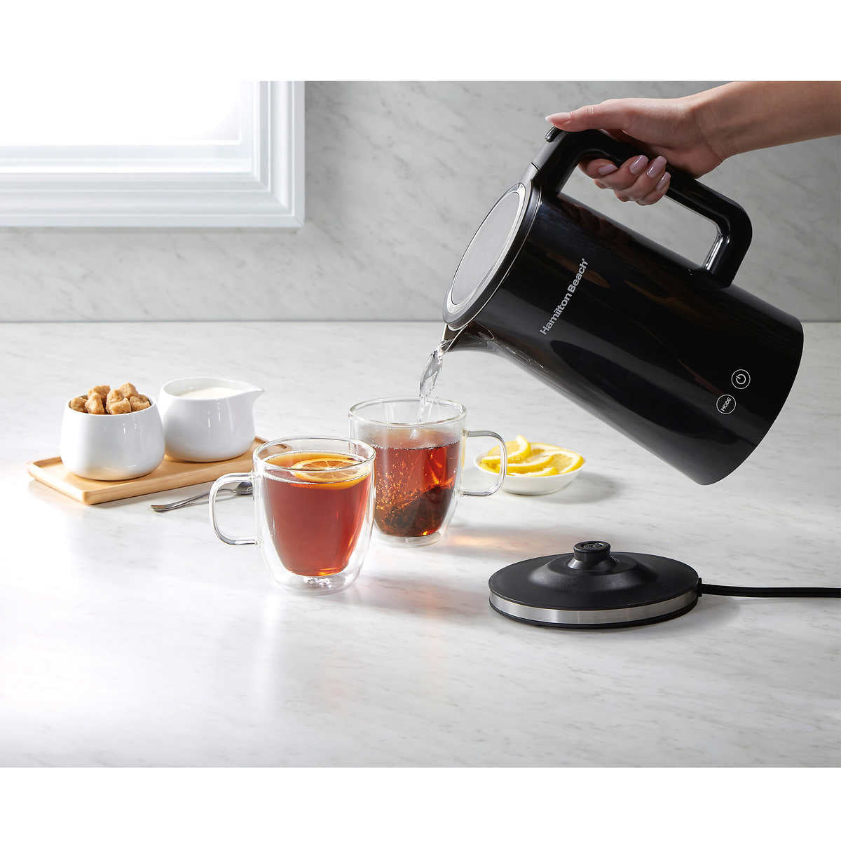 Hamilton Beach 1.7 L (1.8 qt.) Cool-Touch Digital Kettle