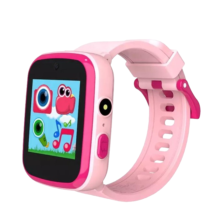 Kids Digital Smartwatch, Selfie Camera, 14 Functions, MP3, Games, Pink