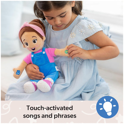Ms. Rachel Official Speak & Sing Doll, 16” Tall Interactive Toy with 4 Songs & 16+ Phrases