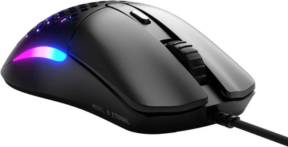 Glorious Model O Eternal Ultralight RGB Gaming Mouse - Wired - 55g Lightweight - Customizable RGB Lighting - 6 Programmable Buttons - Symmetrical Design - 12K DPI Optical Sensor - PC/Mac - Black
