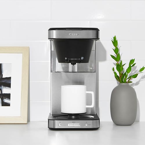 OXO Brew 8 Cup Coffee Maker, Stainless Steel