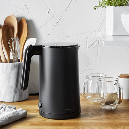 ZWILLING Enfinigy 1-Liter Cool Touch Electric Kettle, Cordless Tea Kettle, Hot Water Boiler - Black