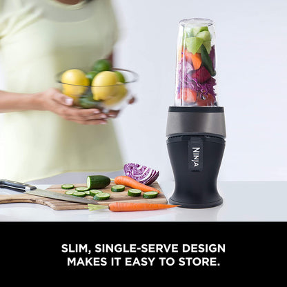 Ninja Fit Compact Personal Portable Blender, 700-Watt Base, (2) 16-oz. Cups and Spout Lids