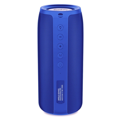 Bluetooth Version 5.0 Portable Booming Bass, 30H Playtime Waterproof Speaker