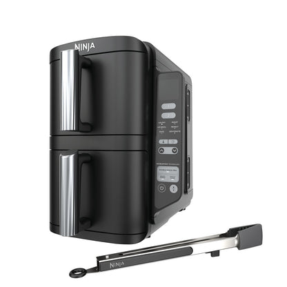 Ninja DoubleStack 2-Basket Air Fryer, DoubleStack Technology Cooks 4 Foods at Once, Space Saving Design, 8 QT, 6-in-1