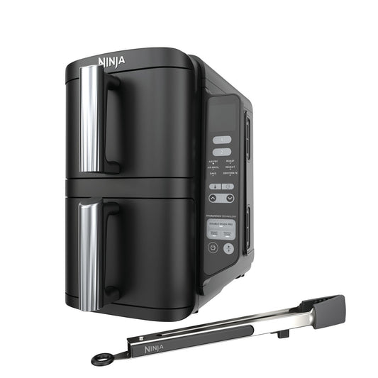 Ninja DoubleStack 2-Basket Air Fryer, DoubleStack Technology Cooks 4 Foods at Once, Space Saving Design, 8 QT, 6-in-1