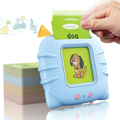 Flash Cards for Kids, Electronic Audible Machine Learning Toys, Phonics Talking 112 Pcs Flash Cards, Kids Birthday Gift.