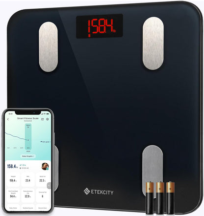 Etekcity Smart Bathroom Scale with Body Fat & BMI Analyzer – 400 lb