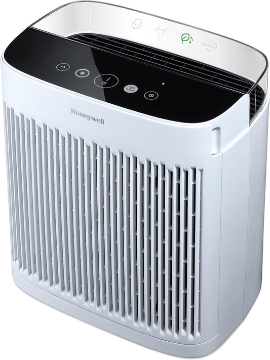 Honeywell Insight HPA5150WC True HEPA Air Purifier Medium to Large Rooms, Cleans Up To 998 Sq Ft, Allergen Remover, Captures 99.97% of Microscopic Allergens, White
