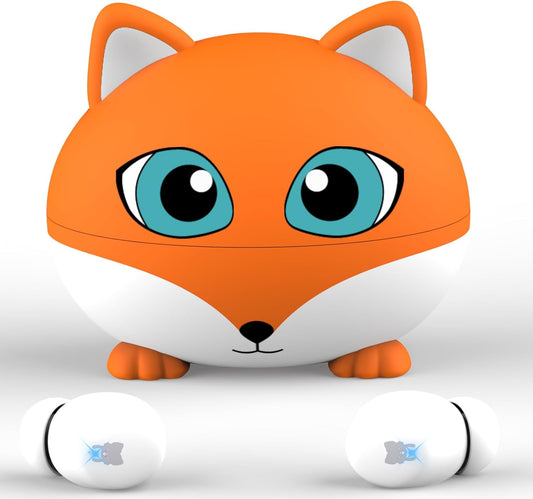 Kids Wireless Earbuds with 85dB Volume Limit, Bluetooth 5.3 & 30H Playtime (FOX)