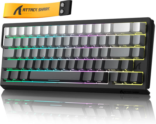 X68 HE 8000Hz Rapid Trigger Magnetic Gaming Keyboard – 0.01mm RT, RGB, 60% - Moonlight