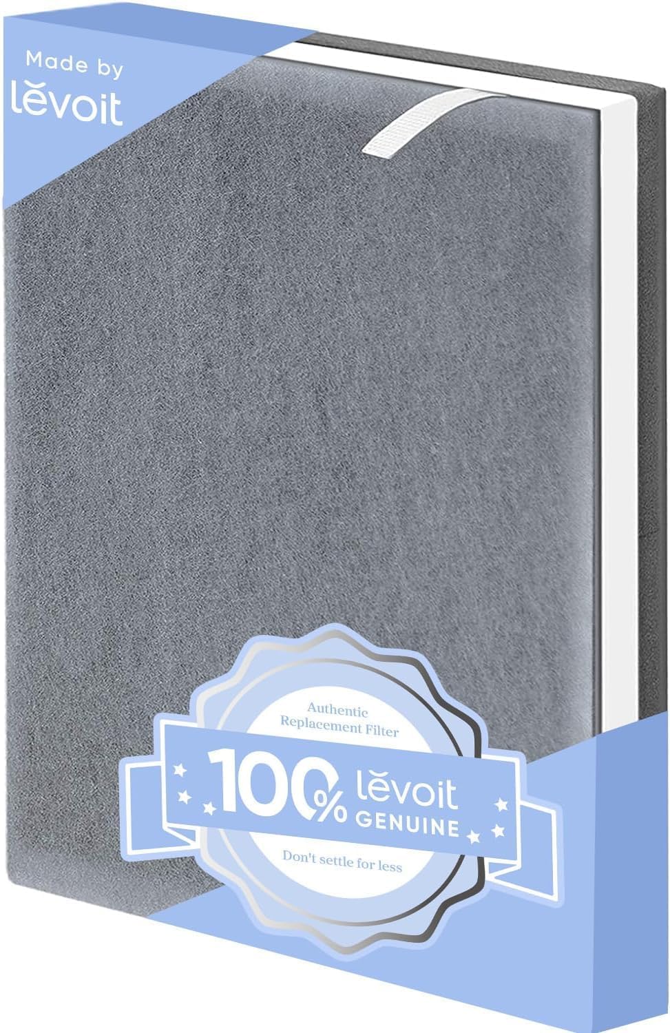 Levoit Vital 100 Replacement Filter Vital 100-RF – Genuine 3-Stage HEPA & Activated Carbon Filter for Allergies, Smoke, Odor & Pet Hair (1-Pack)