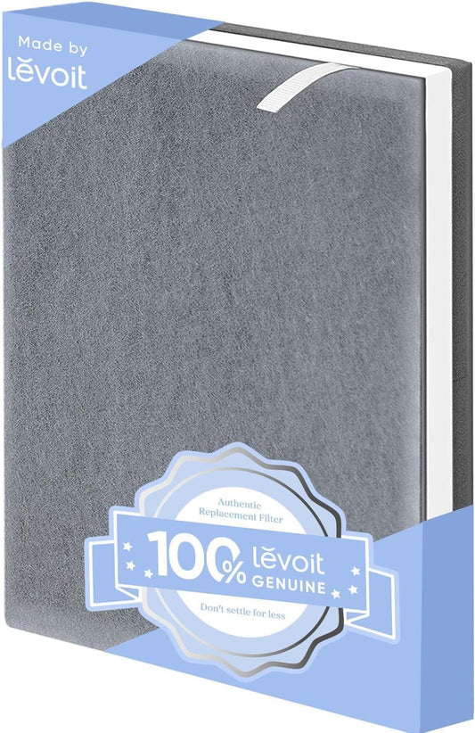 Levoit Vital 100 Replacement Filter Vital 100-RF – Genuine 3-Stage HEPA & Activated Carbon Filter for Allergies, Smoke, Odor & Pet Hair (1-Pack)