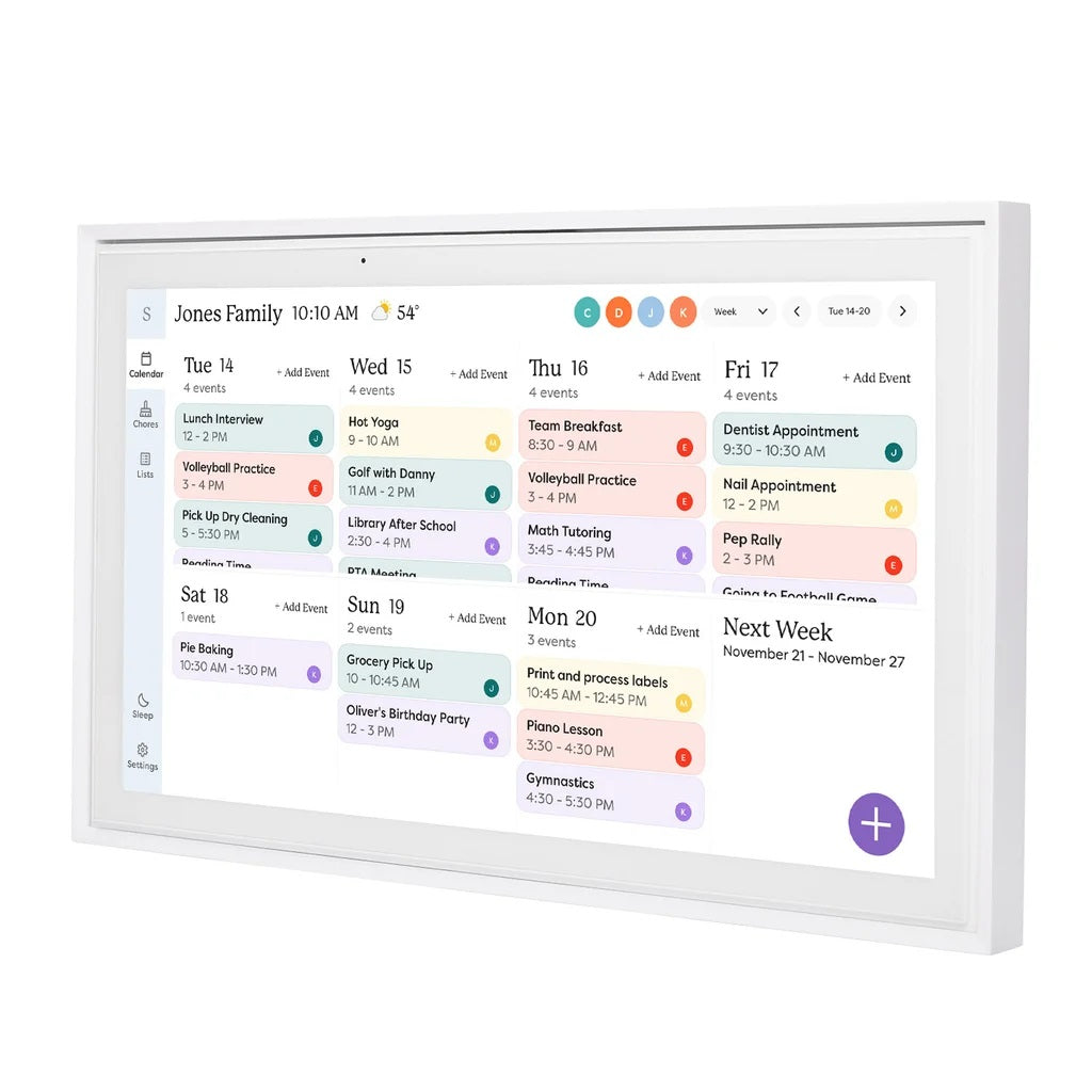 Skylight Calendar 15" Smart Touchscreen Family Calendar with Chores & To-Do Lists