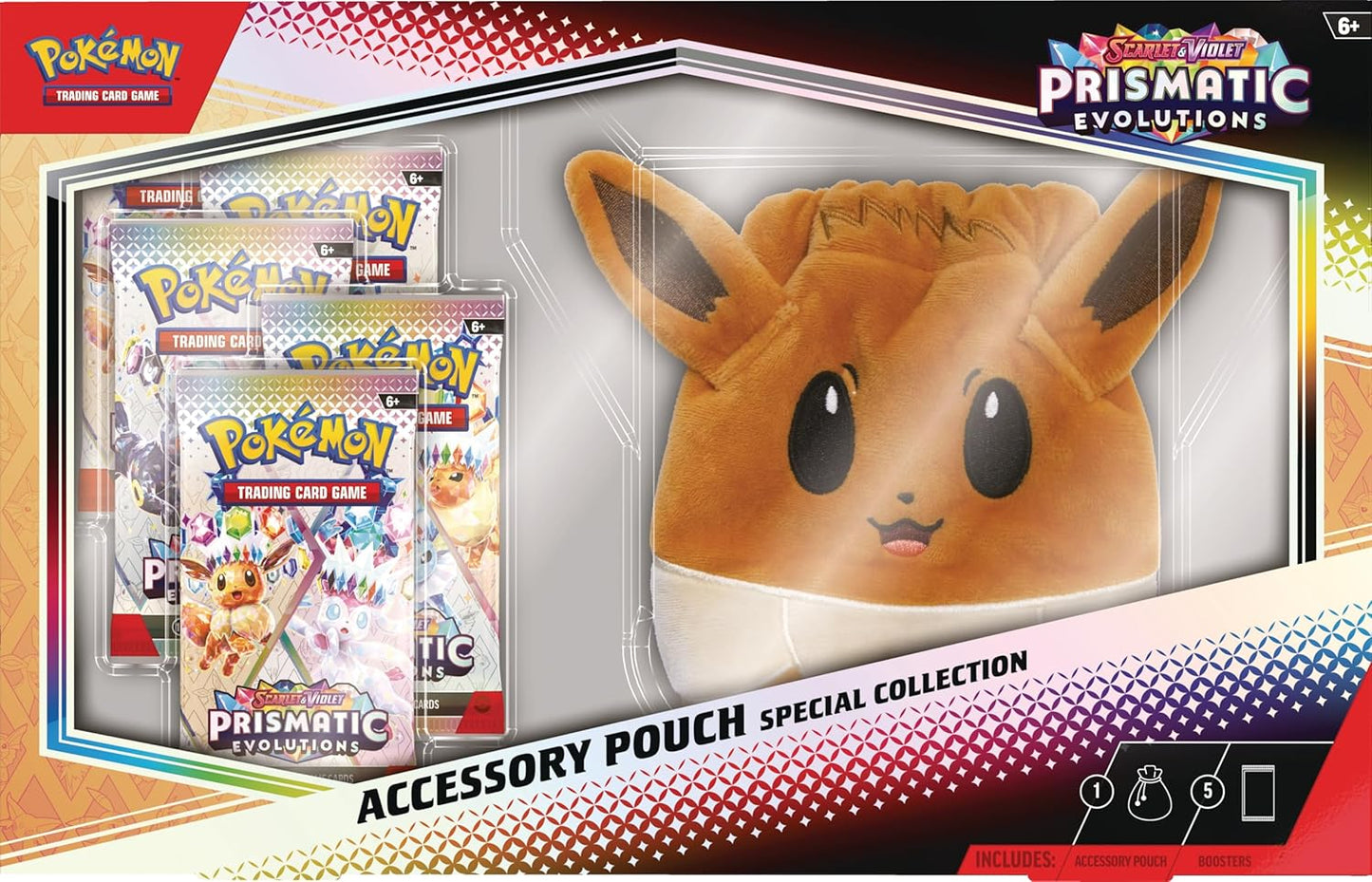 Pokémon TCG: Scarlet & Violet —Prismatic Evolutions Accessory Pouch Collection