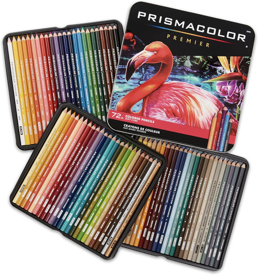 Prismacolor Premier Colored Pencils | Art Supplies for Drawing, Sketching | Soft Core Color Pencils, 72 Pack