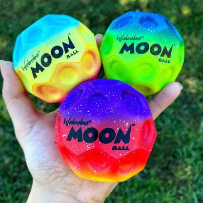 Waboba Moon Ball 2-Pack – High-Bounce Gradient Balls (Holiday Edition)
