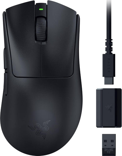 Razer DeathAdder V3 HyperSpeed Wireless Gaming Mouse – 26K DPI, 55g, Black