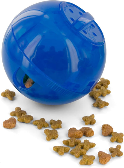 Interactive Cat Treat & Food Feeder Ball – Slim Adjustable Puzzle Toy for Cats