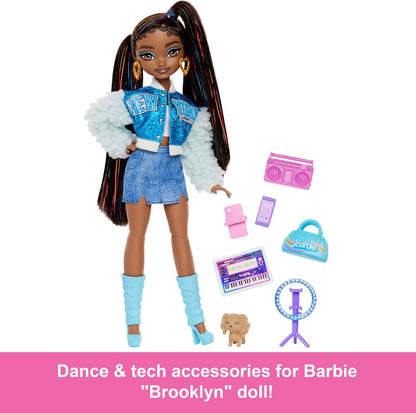 Barbie Dream Besties Playset, “Brooklyn” Fashion Doll with 9 Music-Themed Accessories