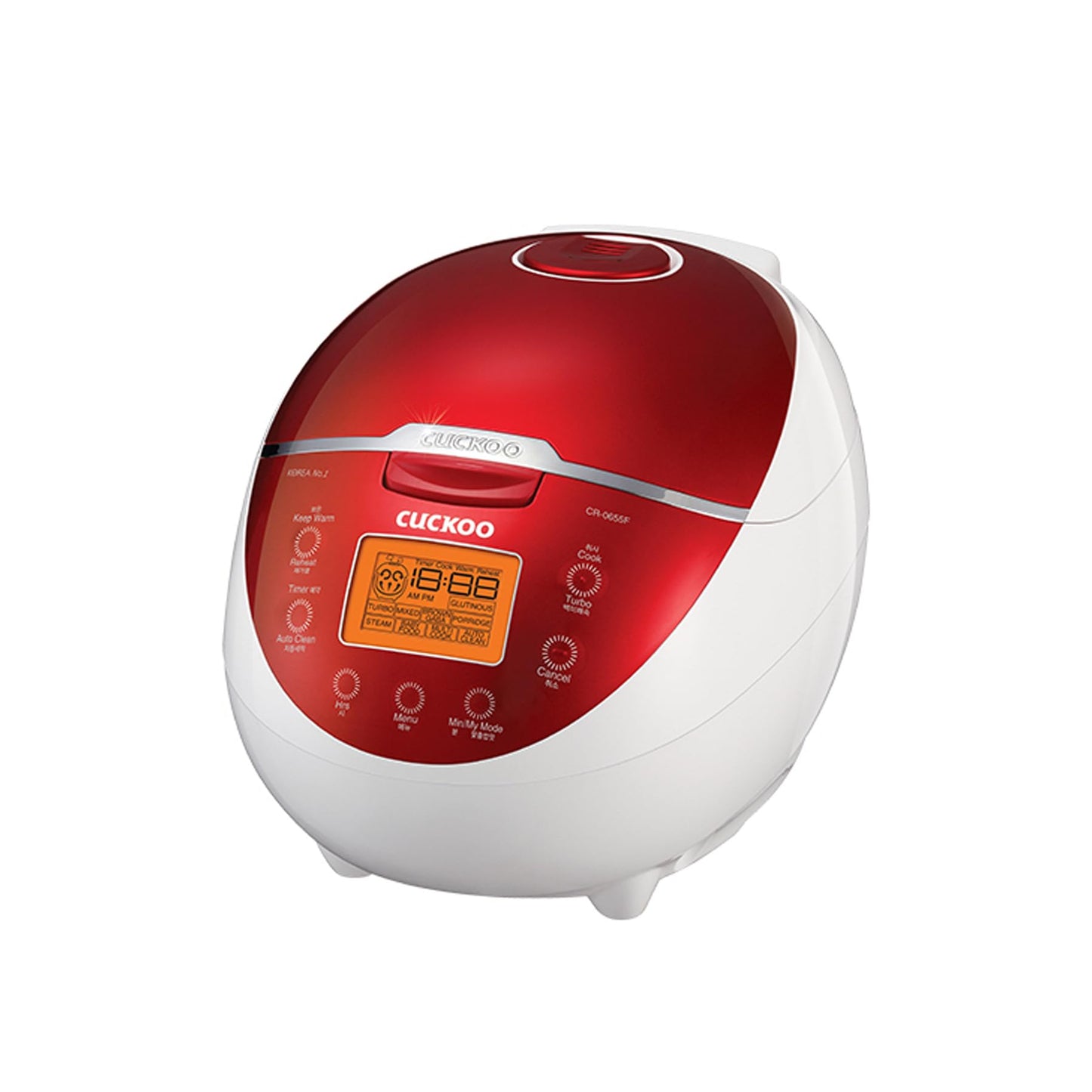 Rice Cooker 6 Cup Uncooked / 12 Cup Cooked, Classic Fuzzy Logic Rice Cooker Small with Delay Timer & Keep Warm Setting, Versatile Food Steamer for Cooking, Non-Stick Inner Pot, Red (CR-0655F)