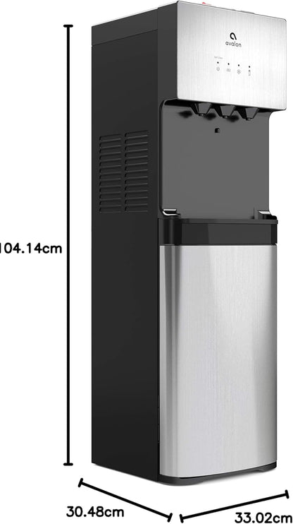 Avalon Self Cleaning Bottleless Water Cooler Water Dispenser, 3 Temperature, NSF/UL/Energy Star Approved, Stainless Steel
