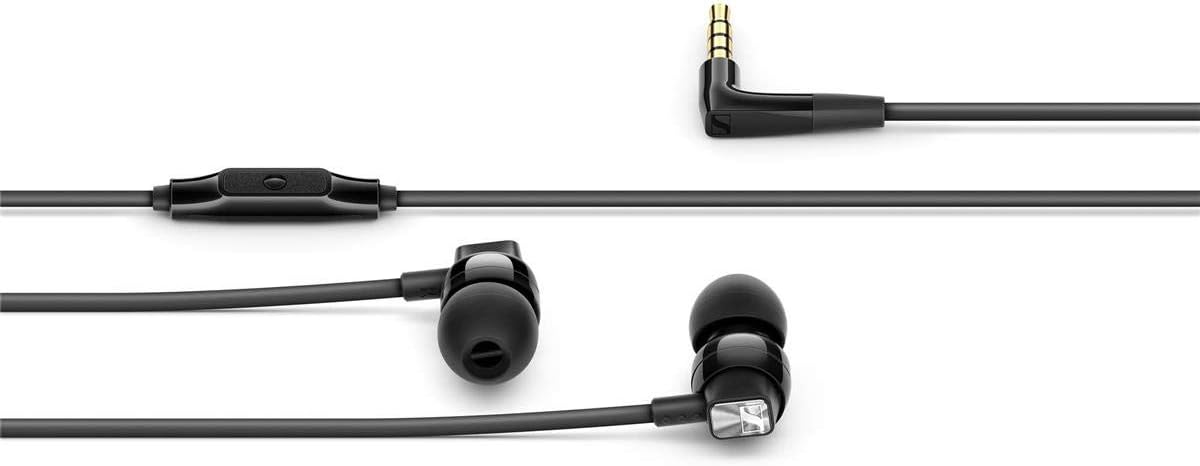 Sennheiser CX 300S In-Ear Headphones with Mic & Smart Remote – Black