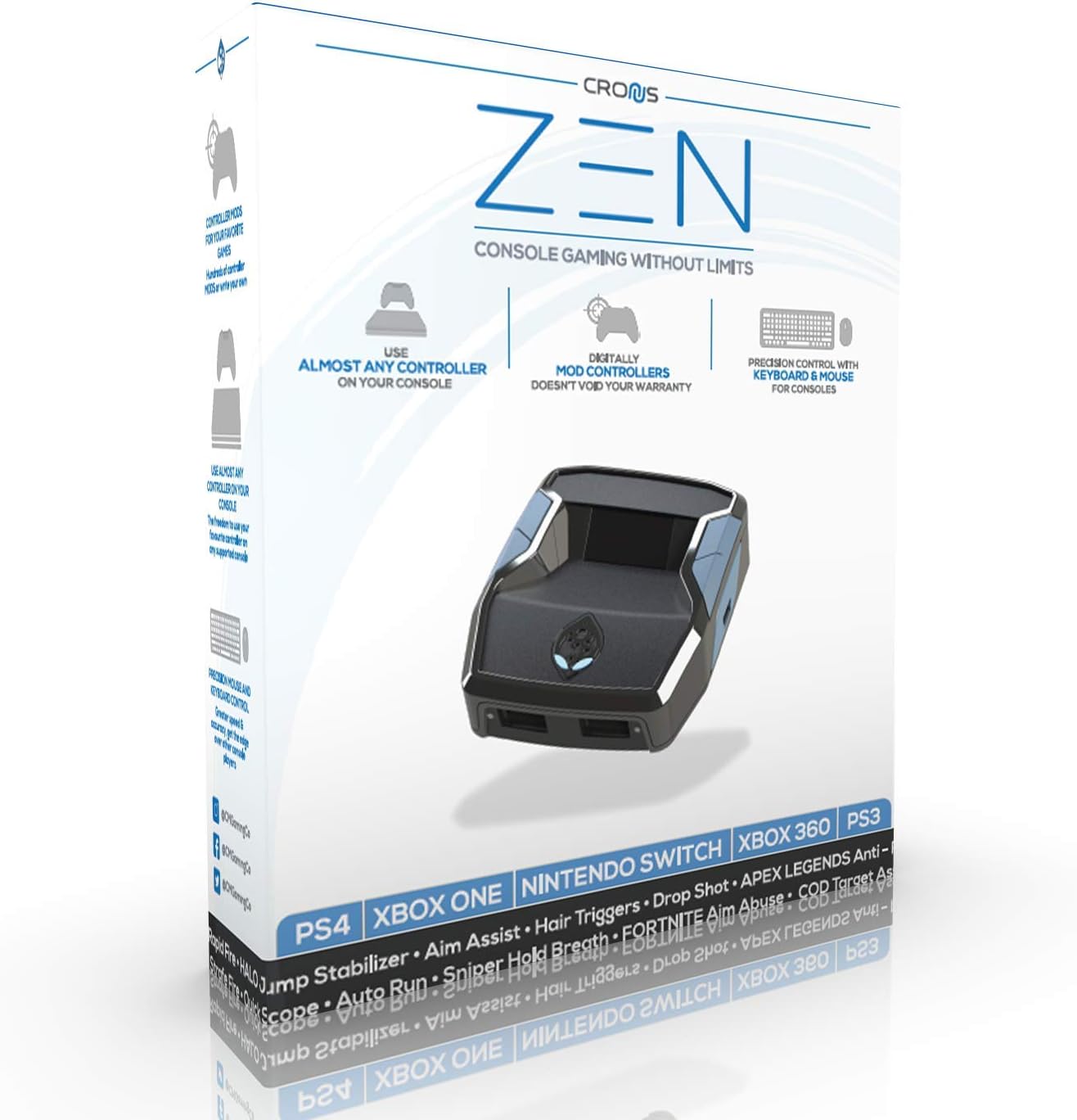 Cronus Zen Controller Emulator for Xbox, PlayStation, Nintendo & PC