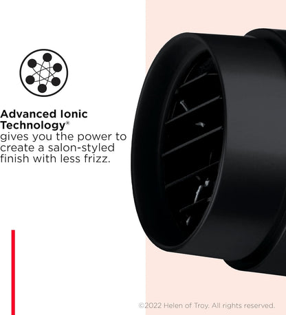 Revlon Advanced Ionic Hair Dryer with Diffuser & Concentrator – 1875W, Black