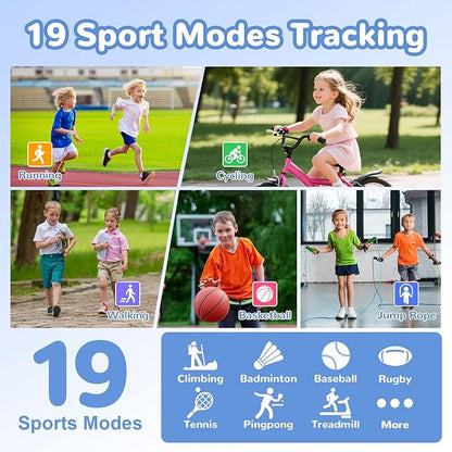 Kids Smart Watch with Sports Modes, Learning Games & Pedometer