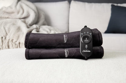 Sunbeam AdvancedHeat Heating Pad for Pain Relief of Back, Neck and Shoulders, King Size, Black