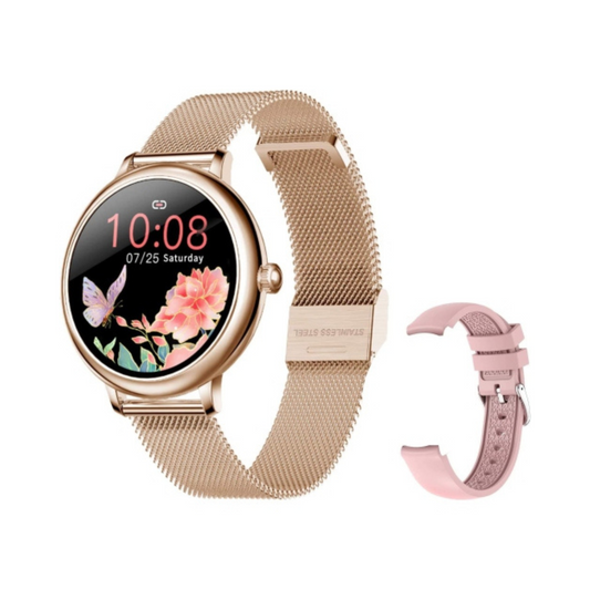 HER Luxury Women Smart Watch Fitness Health Tracker (with extra strap)